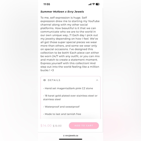 (3/$10) EVRY Jewels Happy Ring Size 7 - Picture 9 of 13